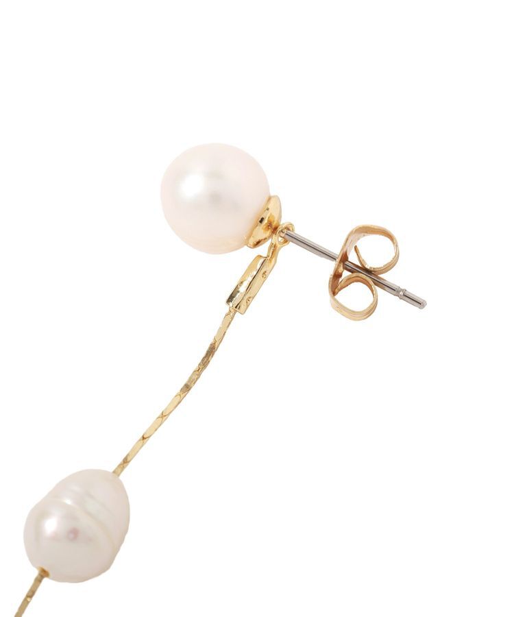 YECCA VECCA「2way淡水パールピアス」|ピアス|