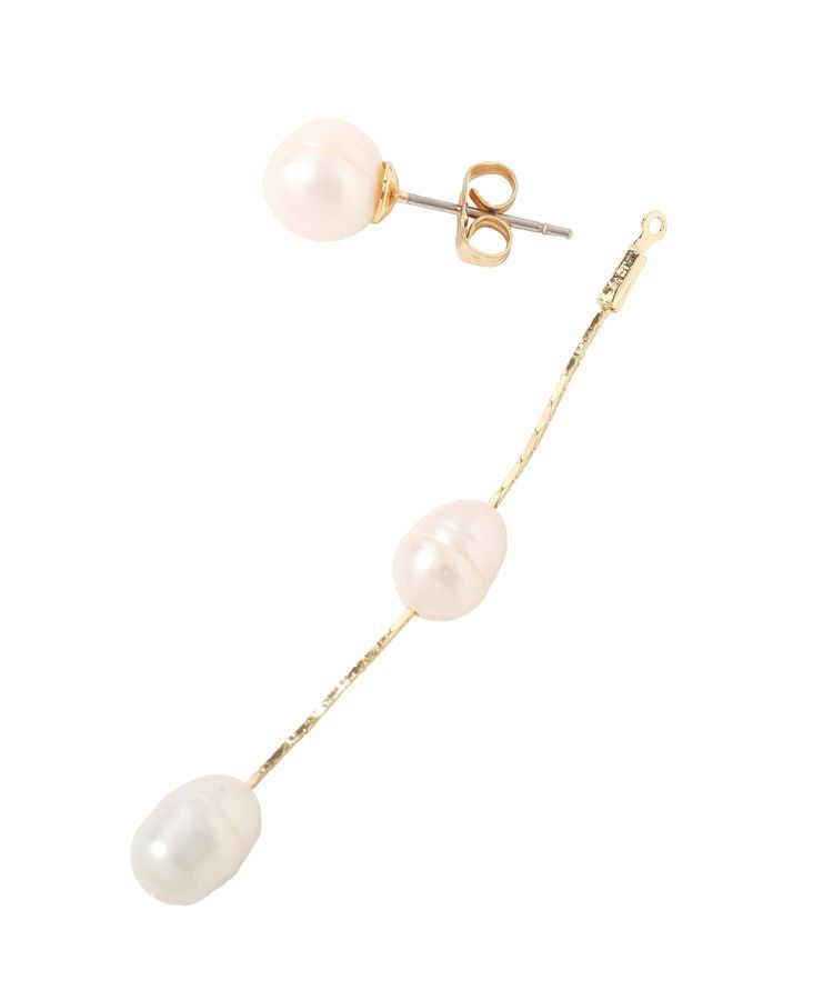 YECCA VECCA「2way淡水パールピアス」|ピアス|