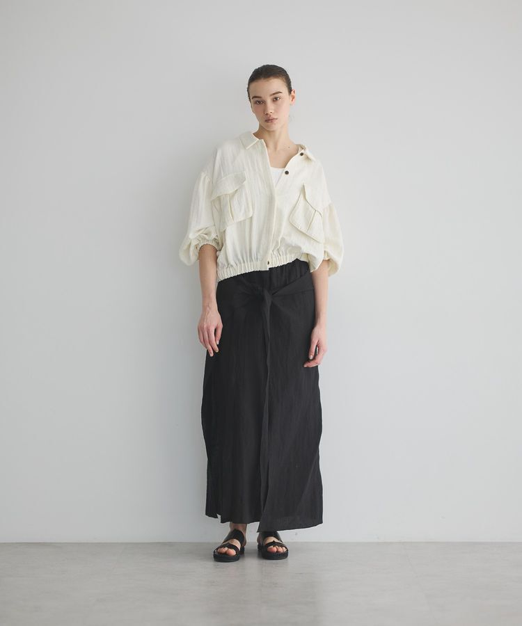 GARAGE OF GOOD CLOTHING「フラップポケット付きギャザーブルゾン」|ブルゾン・スタジャン|