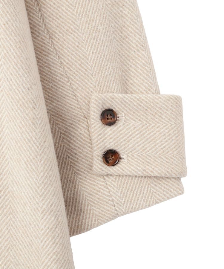 GARAGE OF GOOD CLOTHING「ヘリンボンウール混スタンドカラーロングコート」|その他|