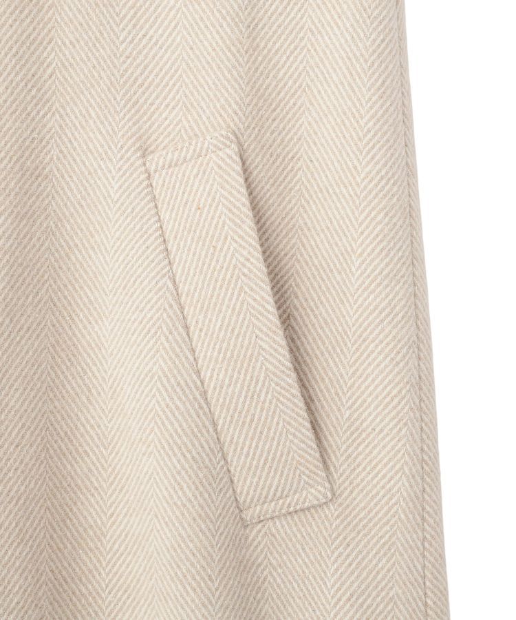 GARAGE OF GOOD CLOTHING「ヘリンボンウール混スタンドカラーロングコート」|その他|