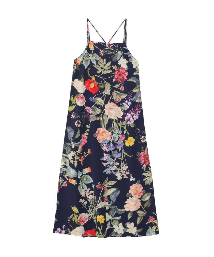 GARAGE OF GOOD CLOTHING「【日本製】フラワープリントキャミワンピース」|ワンピース|