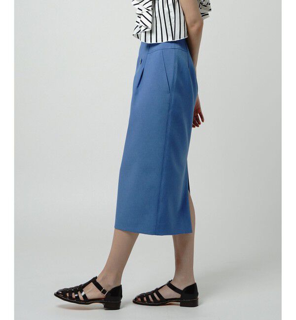 allureville「オックスフロントボタンタイトスカート」|スカート|