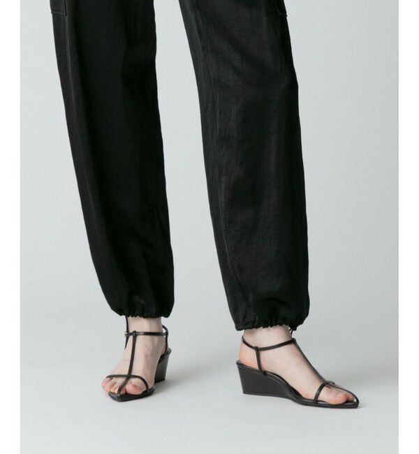 allureville「ナローストラップウェッジサンダル」|サンダル|