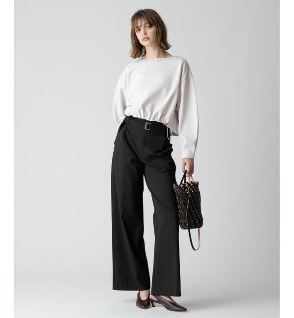 allureville「ストレッチヨークレスパンツ」|チノ|