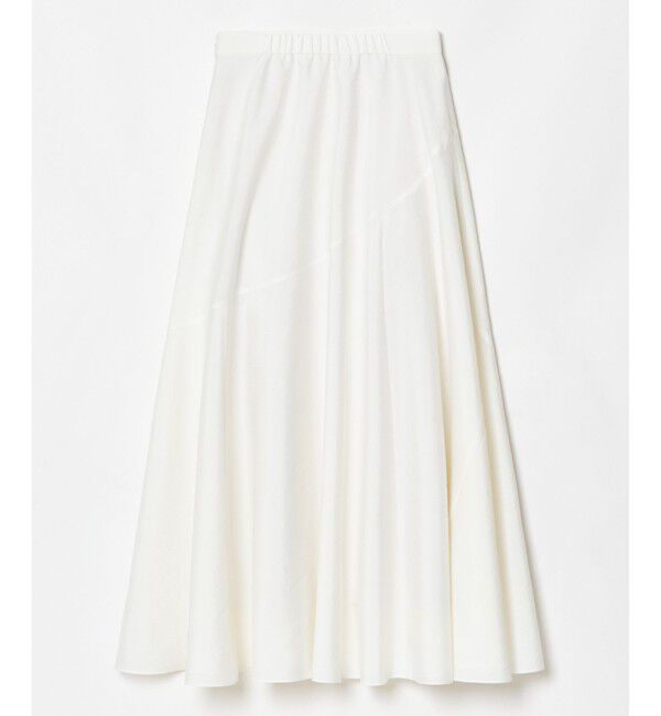 allureville「オーガンジー切替フレアスカート」|スカート|