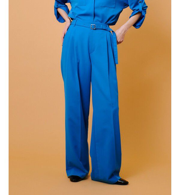 allureville「CRISPYカルゼタックパンツ」|チノ|