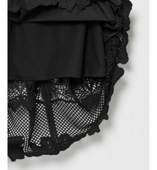 LOULOU WILLOUGHBY「【LOULOU WILLOUGHBY】エンブロイダリーノースリワンピース」|ワンピース|