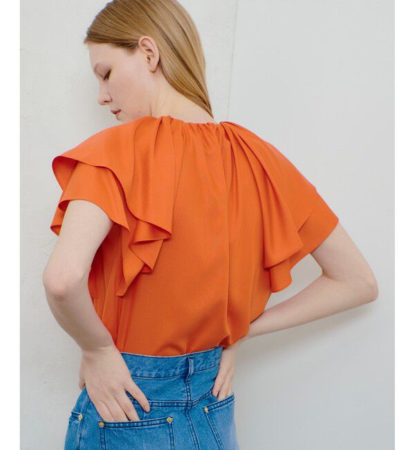 allureville「レイヤーラッフルスリーブブラウス」|シャツ・ブラウス|