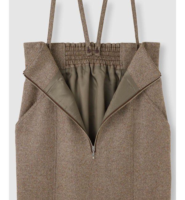 allureville「シックツィードツイルサロペスカート」|スカート|