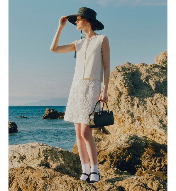 LOULOU WILLOUGHBY「【LOULOU WILLOUGHBY】MIA STRAW CAPELINE」|ハット|