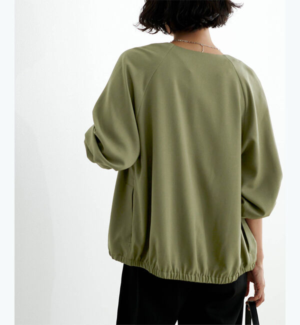 ur's「バルーンシルエットクルーネックブルゾン」|ブルゾン・スタジャン|