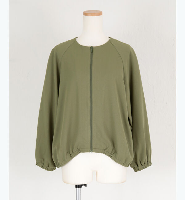 ur's「バルーンシルエットクルーネックブルゾン」|ブルゾン・スタジャン|