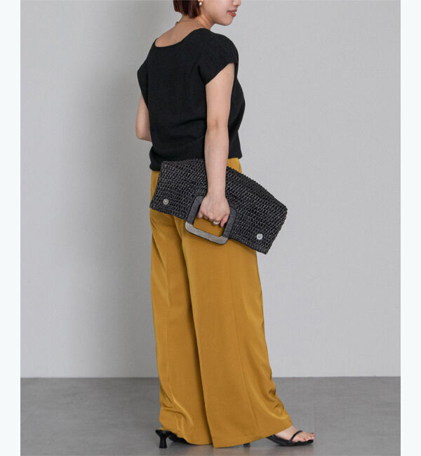 ur's「フレンチスリーブVネックニット」|ニット・セーター|