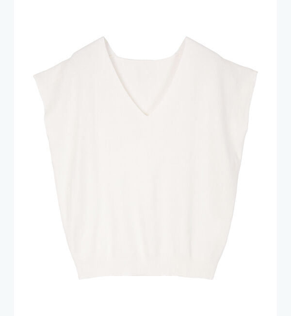 ur's「フレンチスリーブVネックニット」|ニット・セーター|