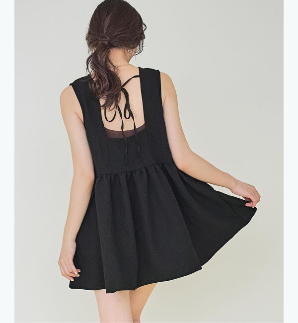 SEA DRESS「ノースリーブティアードチュニック/ラッシュガード」|コンビネゾン|