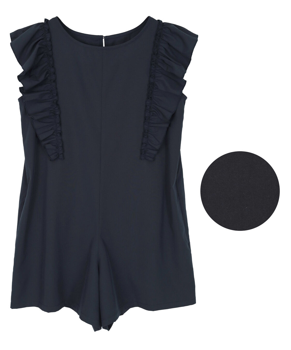 SEA DRESS「ショルダーフリルオールインワン/ワンピース水着」|コンビネゾン|