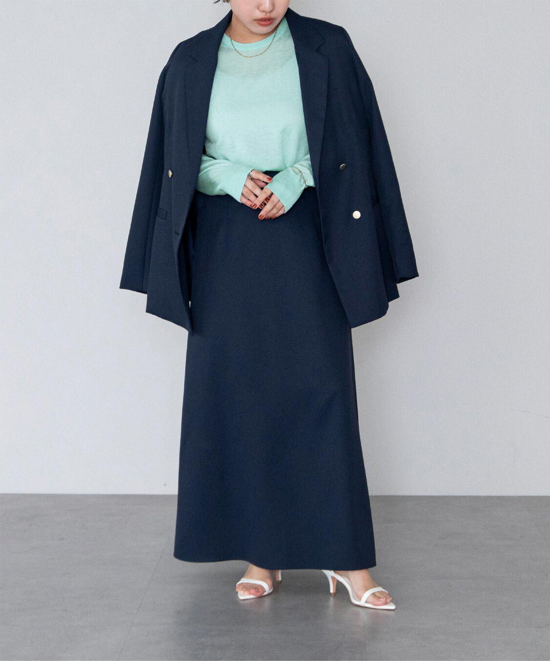 ur's「クルーネックハイゲージニット」|ニット・セーター|