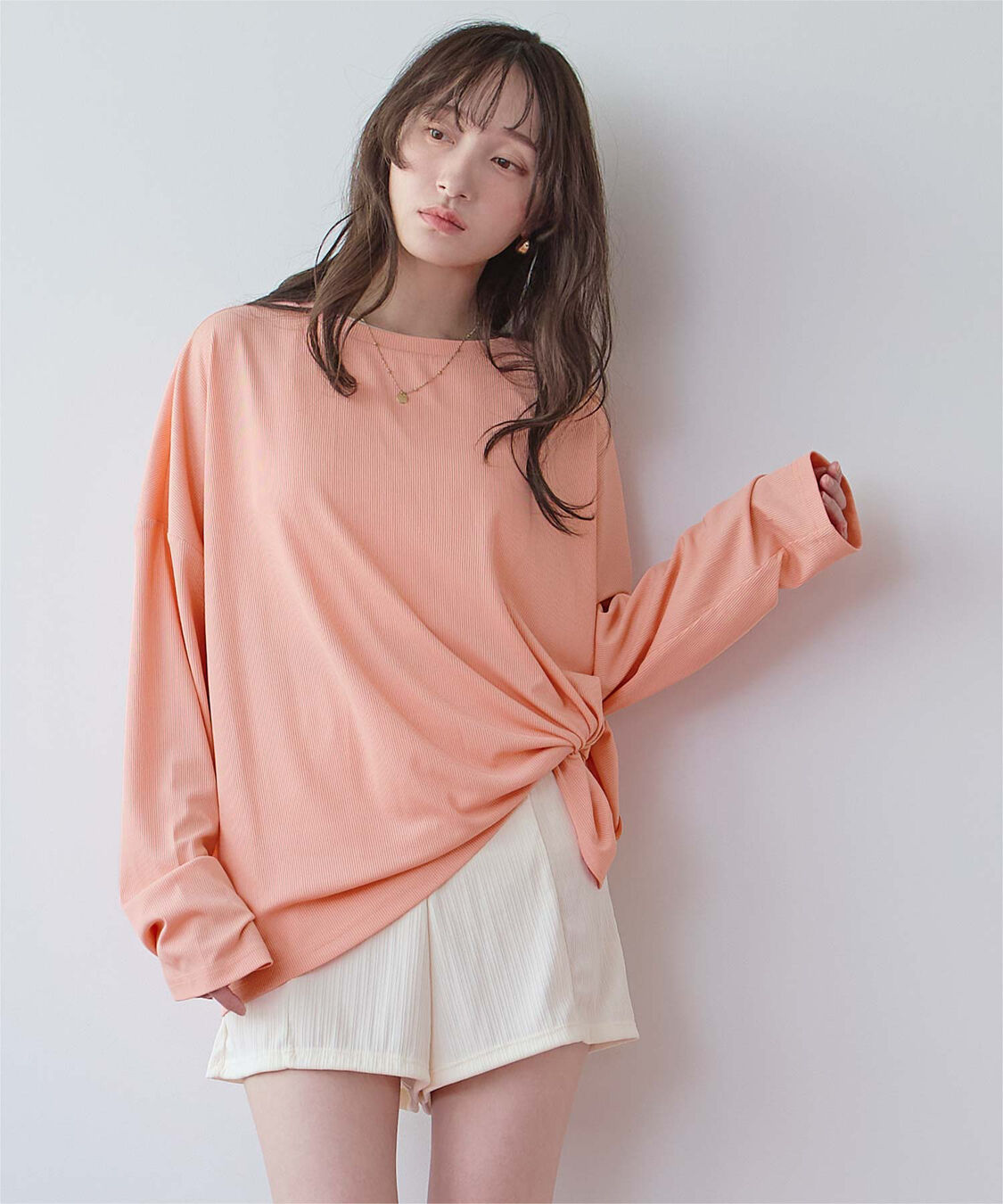 SEA DRESS「サイドスリットトップス/ラッシュガード」|ビキニトップス|