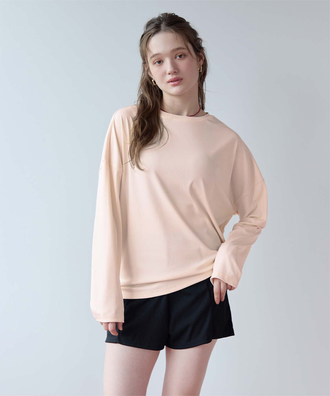 SEA DRESS「サイドスリットトップス/ラッシュガード」|ビキニトップス|