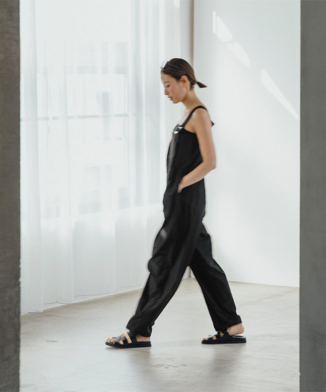 ur's「【黒川翼さんコラボアイテム】撥水素材サロペット/ラッシュガード」|コンビネゾン|