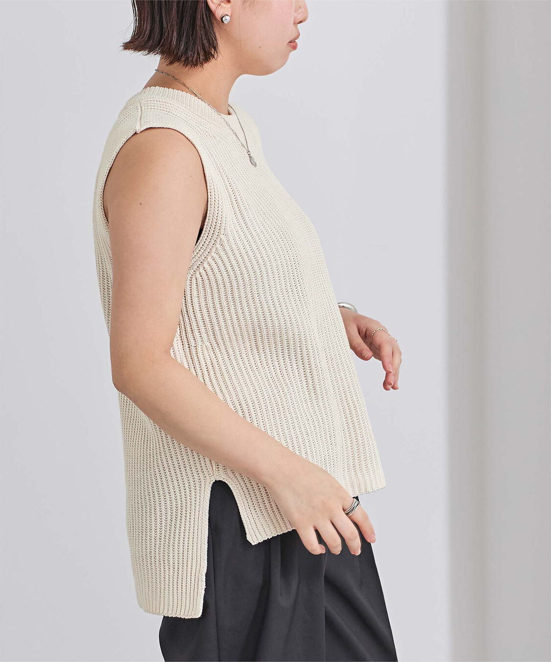 ur's「ローゲージニットベスト」|ニット・セーター|