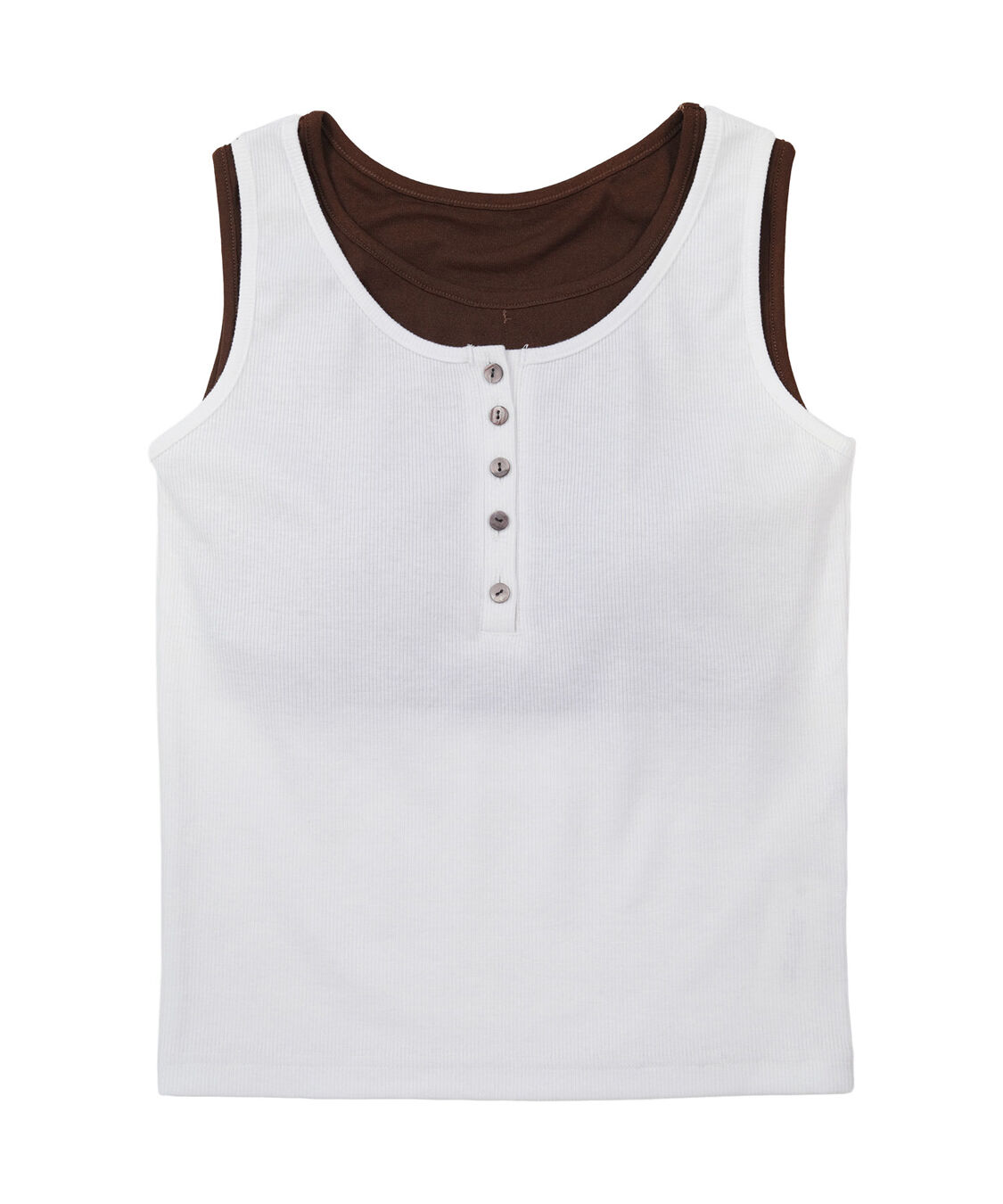 miette「カップ付きレイヤード風タンクトップ」|タンクトップ|