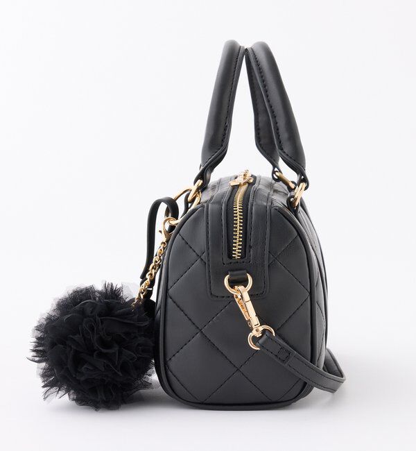  「【新色追加】ハートチャーム付きミニボストンバッグ」|ショルダー・メッセンジャー|