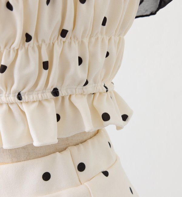  「swimwear/フリルオフショル＋フレアミニスカート(3点セット)」|その他|