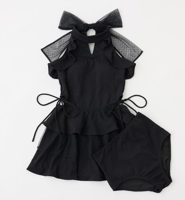  「swimwear/アメスリフリルミニワンピース(2点セット)」|その他|