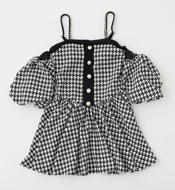  「swimwear/オフショルミニワンピース（2点セット)」|その他|