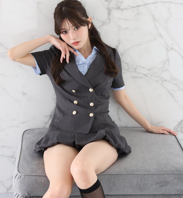  「【セットアップ可能】バルーンミニスカパン／SMサイズ」|スカート|