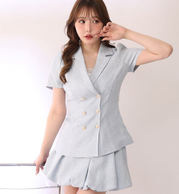  「【セットアップ可能】バルーンミニスカパン／SMサイズ」|スカート|