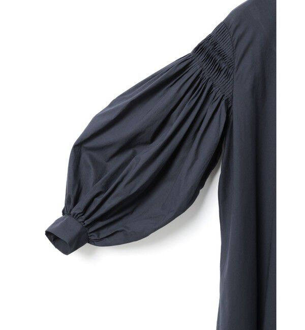 mizuiro ind「mizuiro ind ピンタックパフスリーブシャツ」|シャツ・ブラウス|