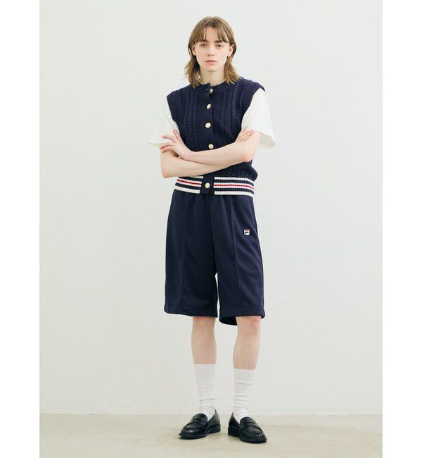 MARMARMAR「MARMARMAR FILAテニスショーツ」|その他|ネイビー