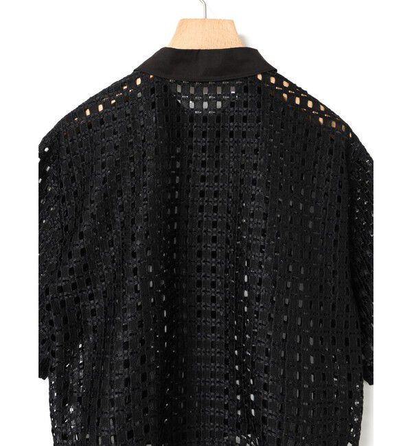 MARMARMAR「MARMARMAR メッシュレースボックスシャツ」|シャツ・ブラウス|