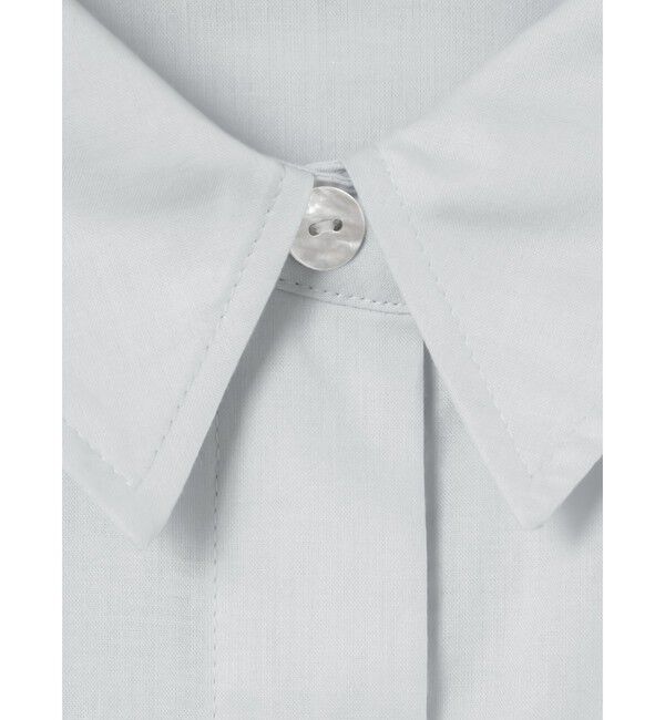 mizuiro ind「mizuiro ind ハーフスリーブフレアシャツワンピース」|ワンピース|