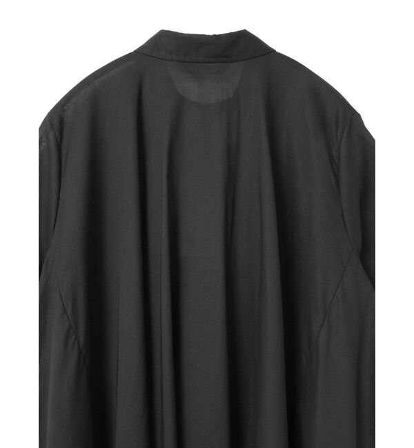 mizuiro ind「mizuiro ind ハーフスリーブフレアシャツワンピース」|ワンピース|