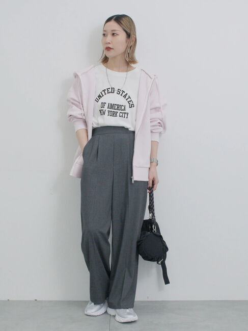 Samansa Mos2 blue「シャーリングミニドラムバッグ」|その他|