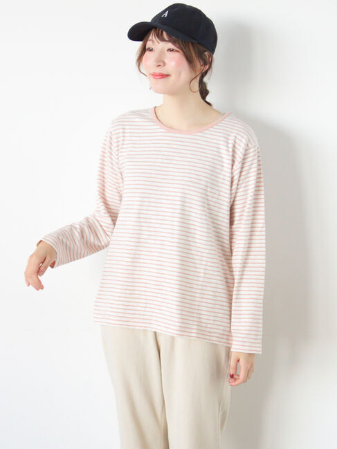 Samansa Mos2「スラブ天竺インナー」|Tシャツ・カットソー|