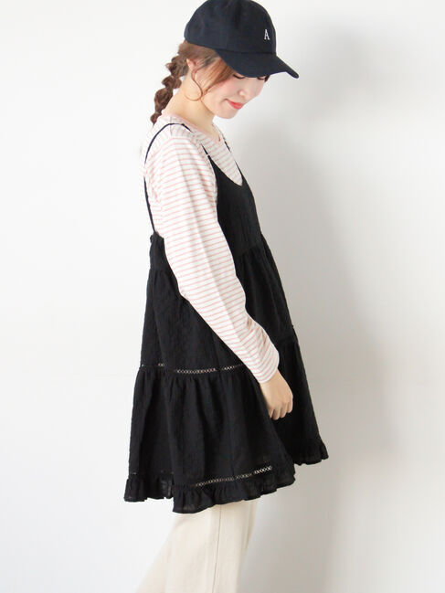 Samansa Mos2「スラブ天竺インナー」|Tシャツ・カットソー|