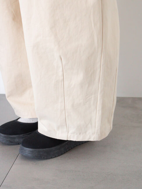 Samansa Mos2「【M/Lサイズ】タックワイドパンツ」|その他|