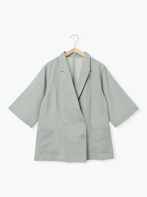 Samansa Mos2「ハーフスリーブジャケット」|その他|ミント