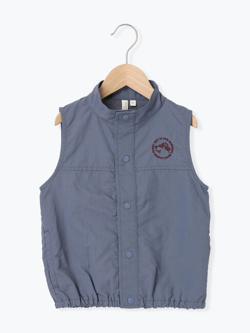 Samansa Mos2 Lagom「【撥水】ナイロンベスト(セットアップ)」|ダウンベスト・ベスト|ネイビー