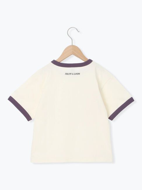 Samansa Mos2 Lagom「【FRUIT OF THE LOOM】PEANUTS プリントリンガーT」|Tシャツ・カットソー|