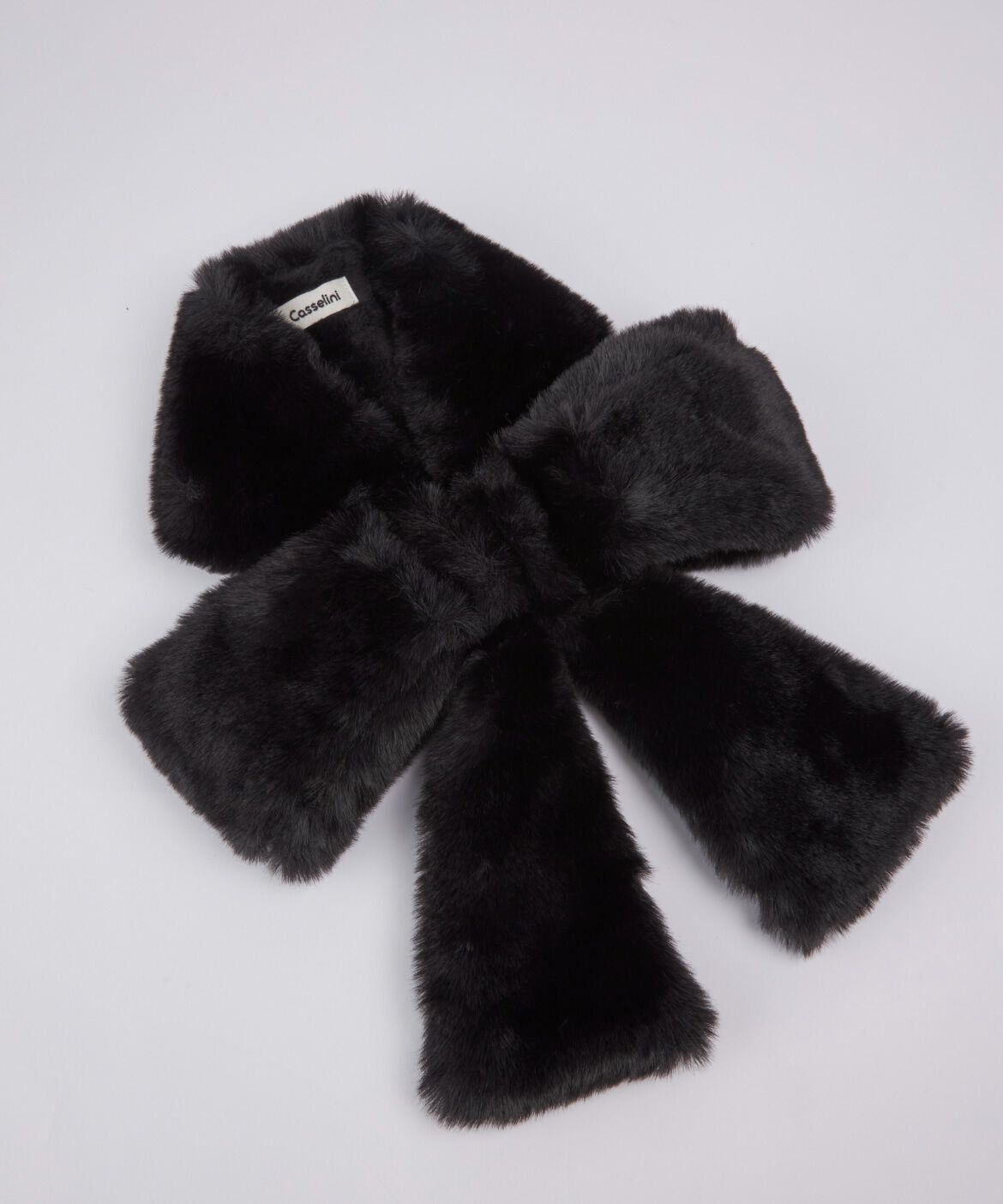 Maglie le cassetto「リボンティペット」|マフラー|ブラック