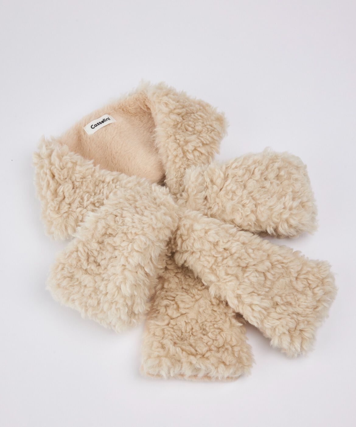 Maglie le cassetto「リボンティペット」|マフラー|ベージュ2