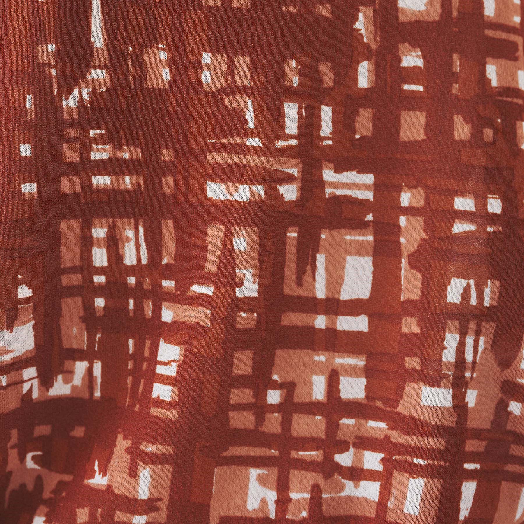 UNTITLED「【セットアップ可能/アンサンブル可能/シアー】チェックプリント プルオーバーニット」|ニット・セーター|