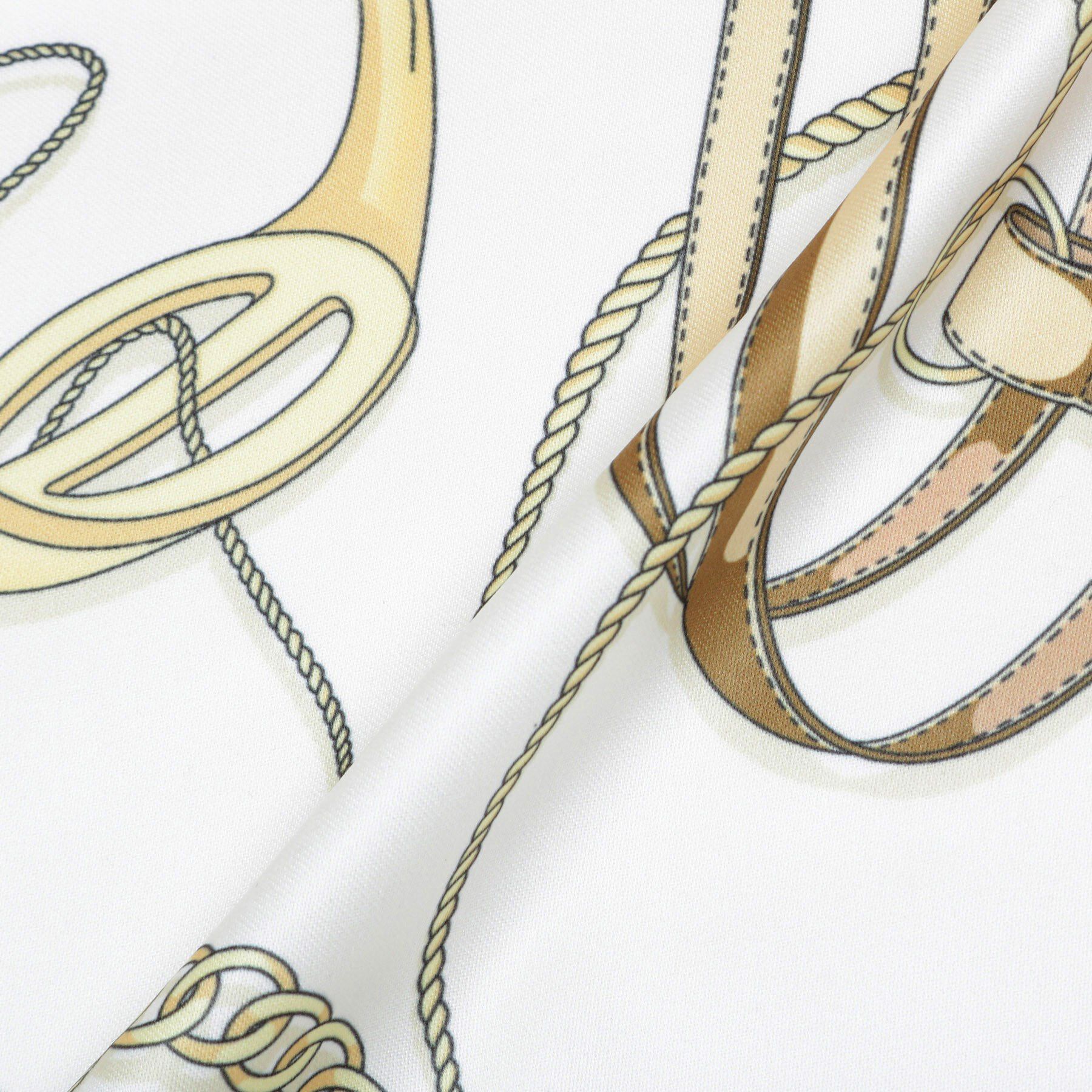 UNTITLED「【手洗い／58cm正方形】チェーンベルトスカーフ」|バンダナ・スカーフ|