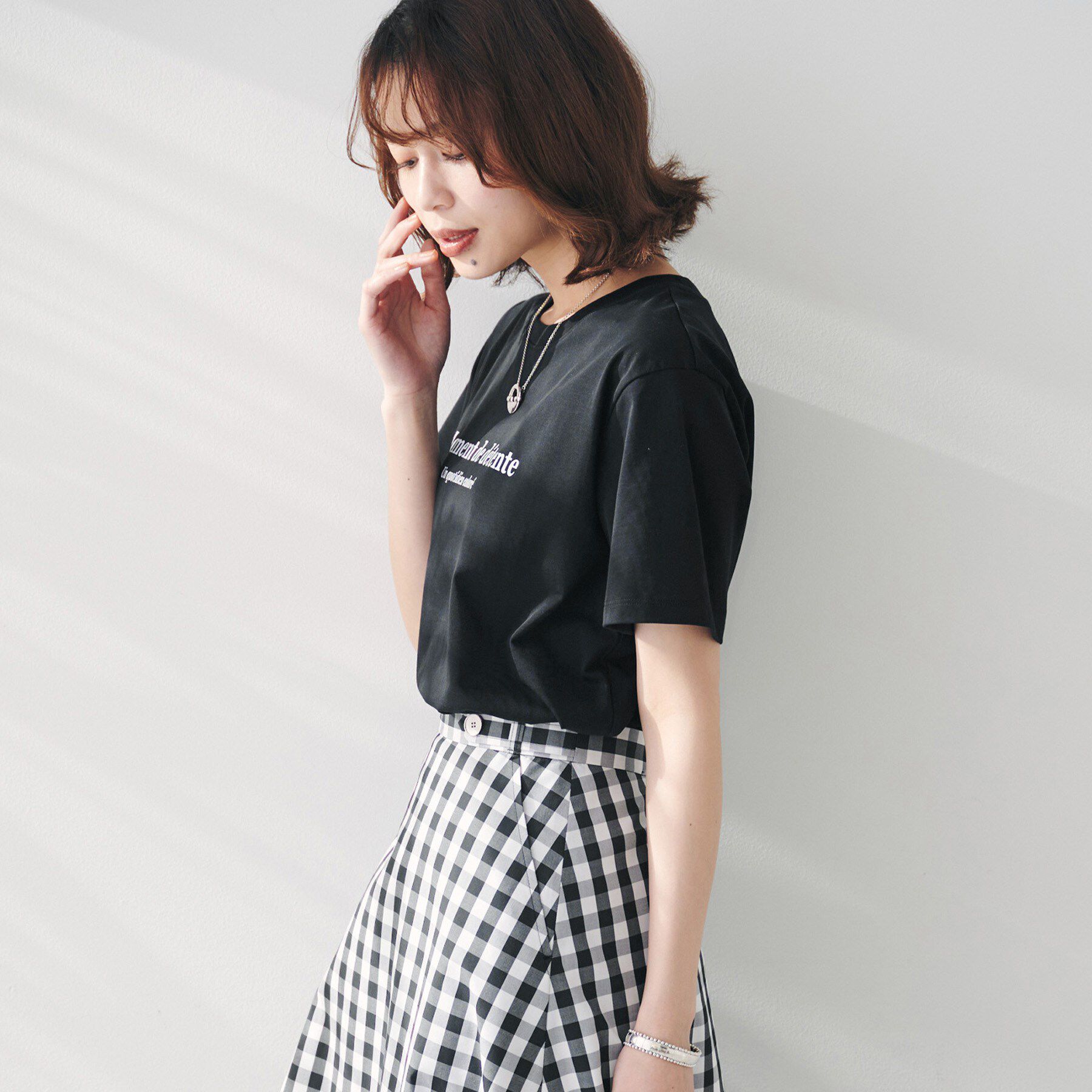 UNTITLED「【洗える】ロゴTシャツ」|Tシャツ・カットソー|